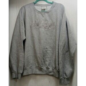 Pacific & Co. Sweatshirt Crew Neck Jekyll Island Georgia Silver Embroidered XL